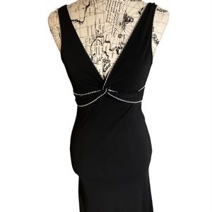 Shandy Black flare sleeveless dress small